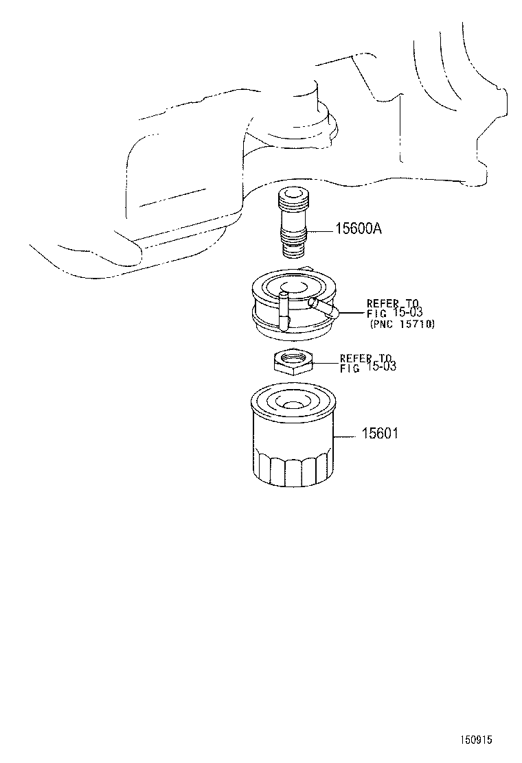 15692-27010 GASKET, OIL FILTER BRACKET product image