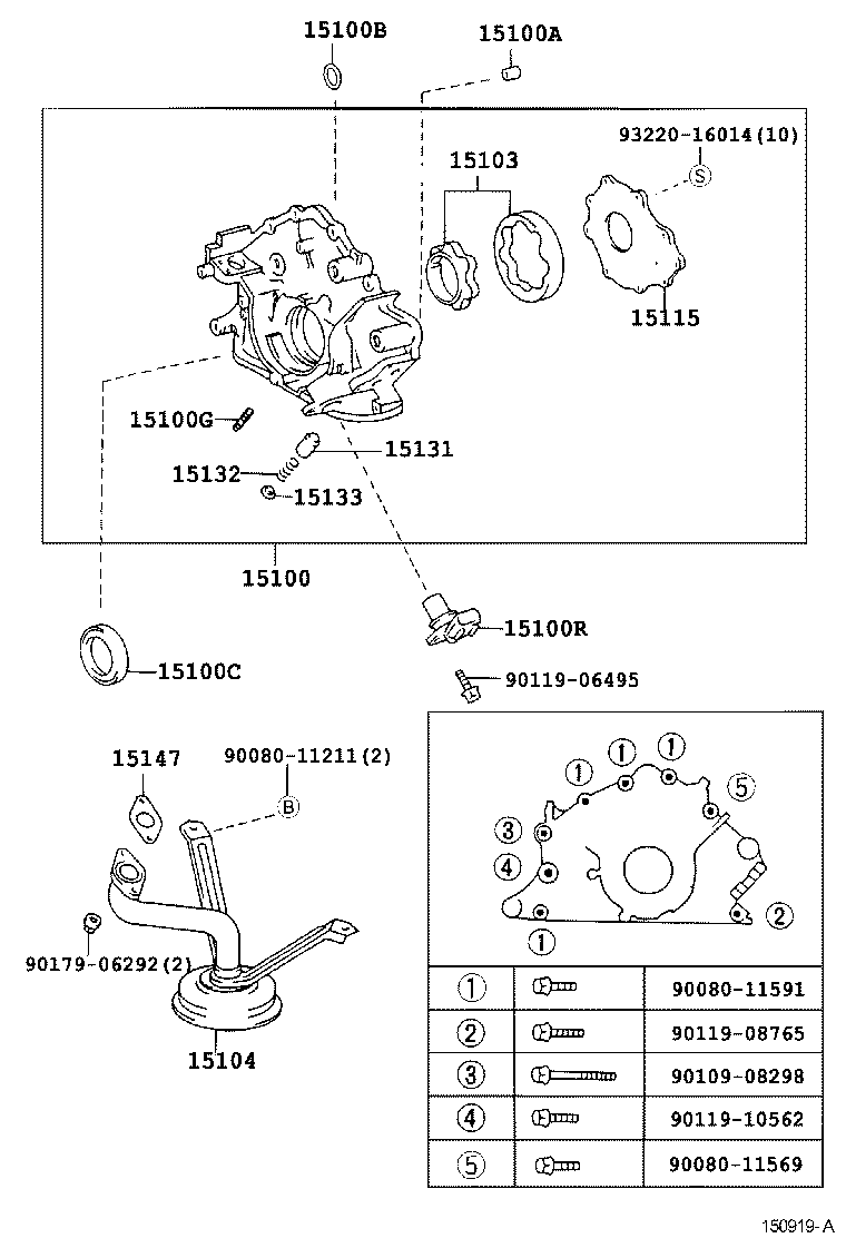15100-0F010 PUMP ASSY, OIL product image