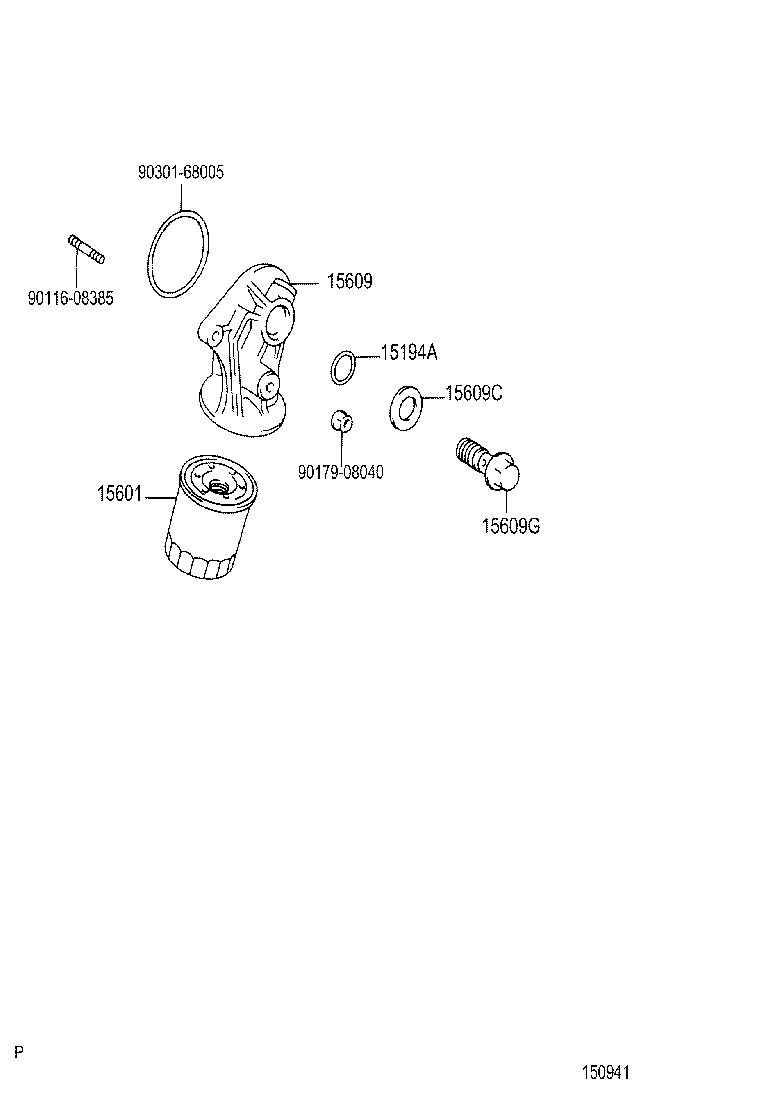 90430-28004 GASKET(FOR OIL FILTER BRACKET UNION) product image
