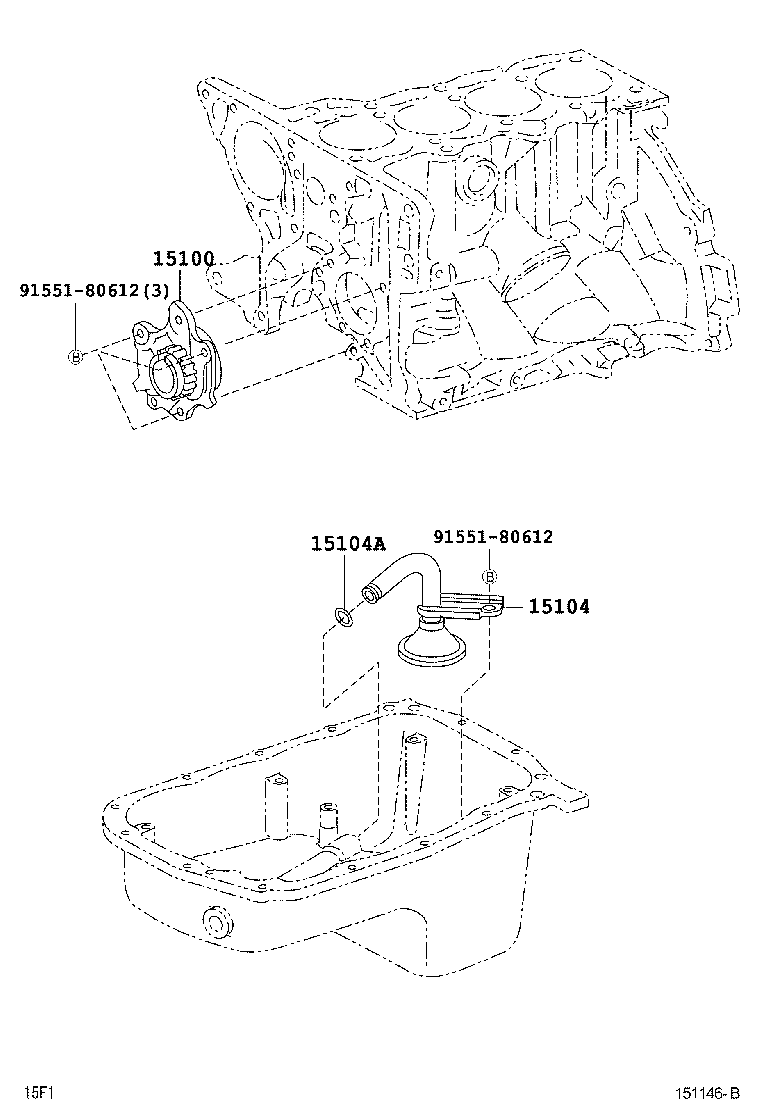 15100-97401 PUMP ASSY, OIL product image