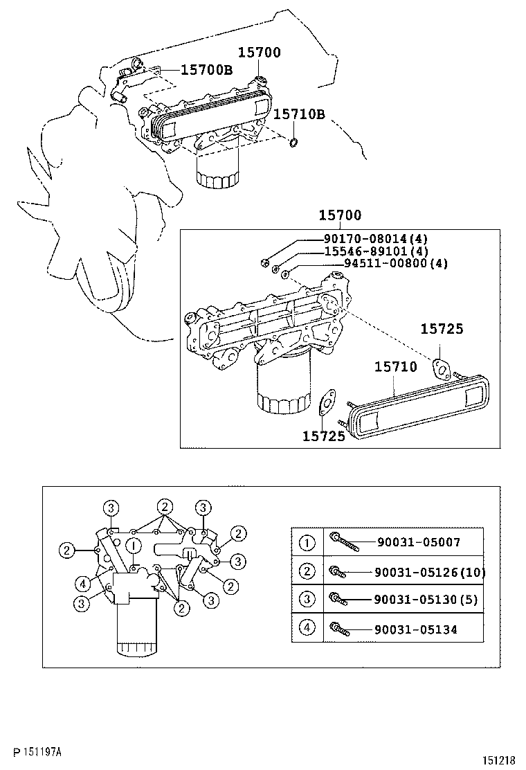 17138-78120 BRACKET(FOR OIL COOLER) product image