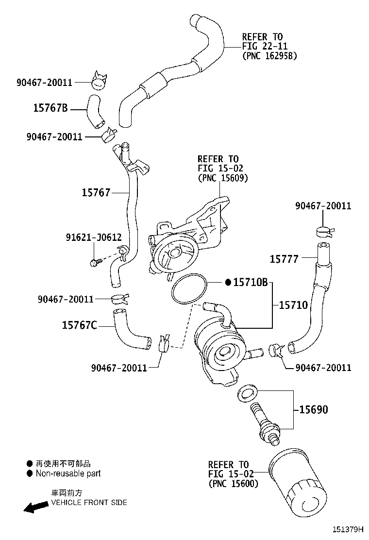 15785-38010 GASKET(FOR OIL COOLER) product image