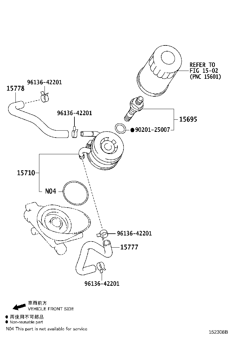 15710-75050 COOLER ASSY, OIL product image