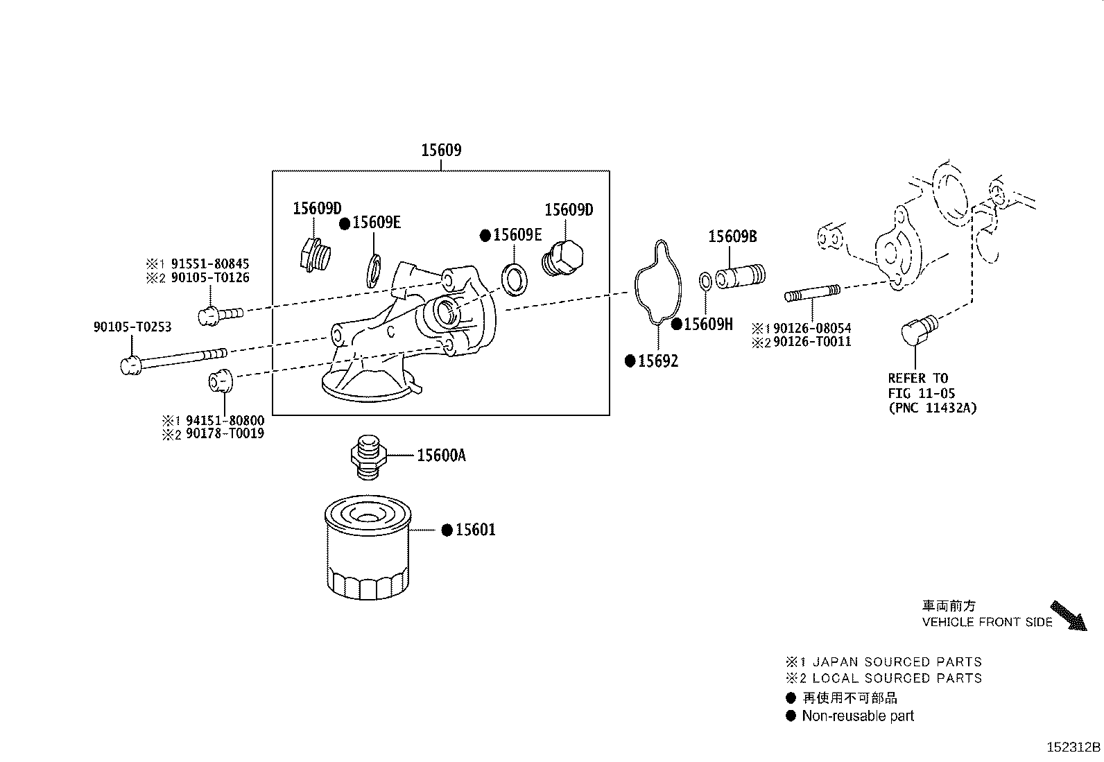 15677-0E030 BRACKET, OIL FILTER product image