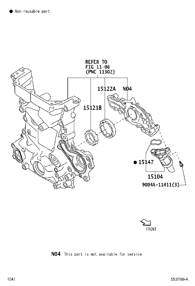 15104-BZ070 STRAINER SUB-ASSY, OIL product image