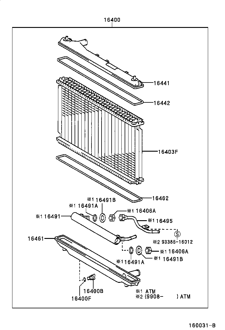 16571-0H030 HOSE, RADIATOR, INLET product image