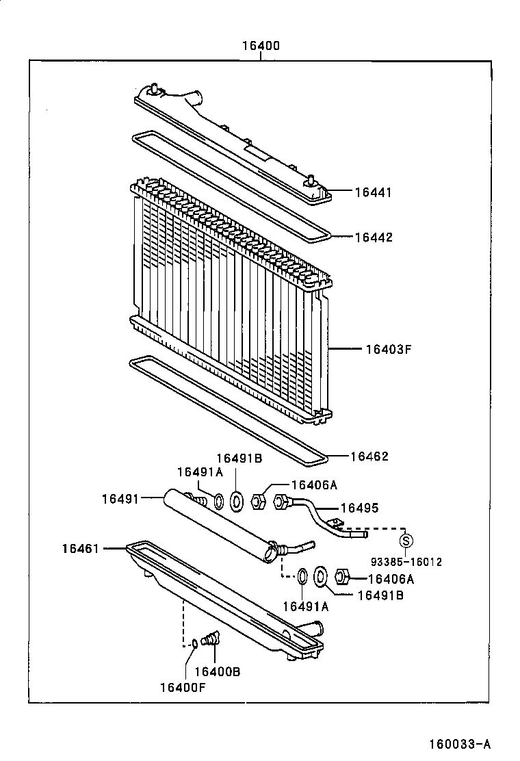 16261-0A010 HOSE, WATER BY-PASS, NO.1 product image