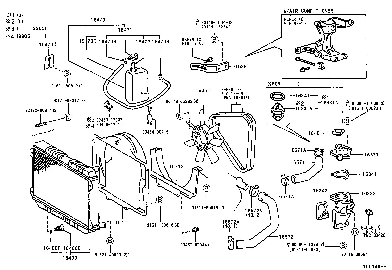 16264-05010 HOSE, WATER BY-PASS, NO.2 product image