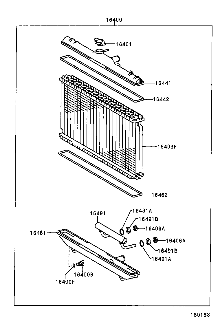 16533-16080 SUPPORT, RADIATOR, UPPER product image