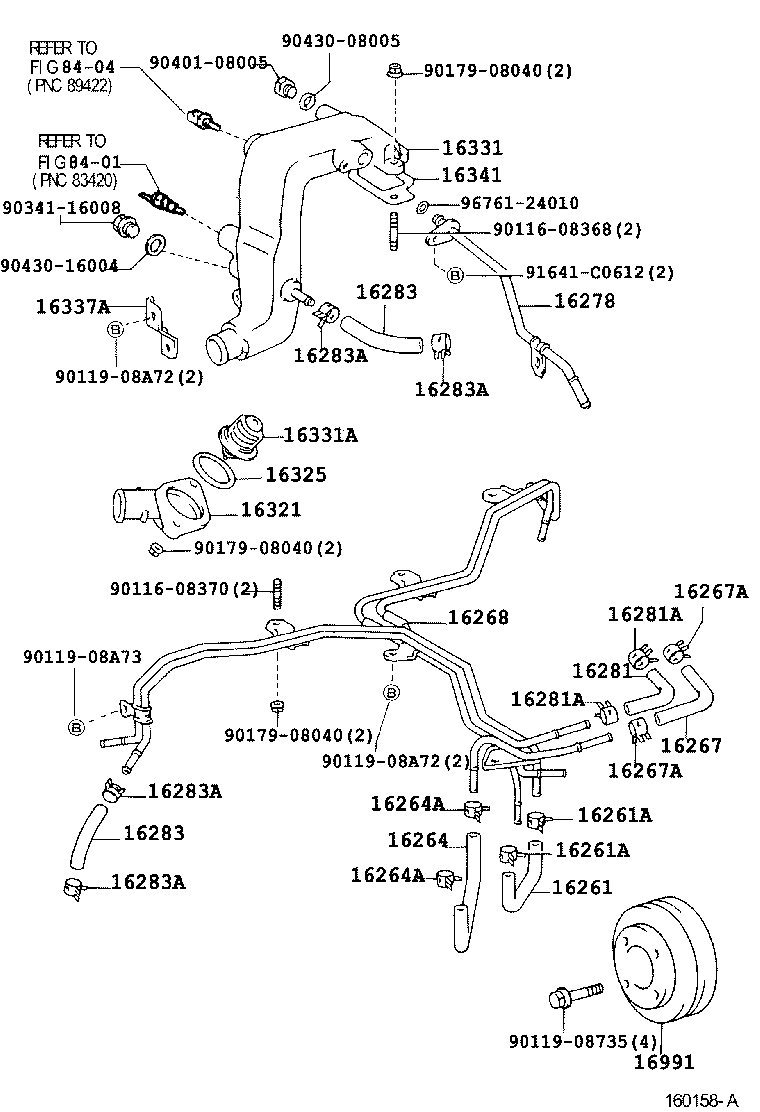 16331-76070 OUTLET, WATER product image