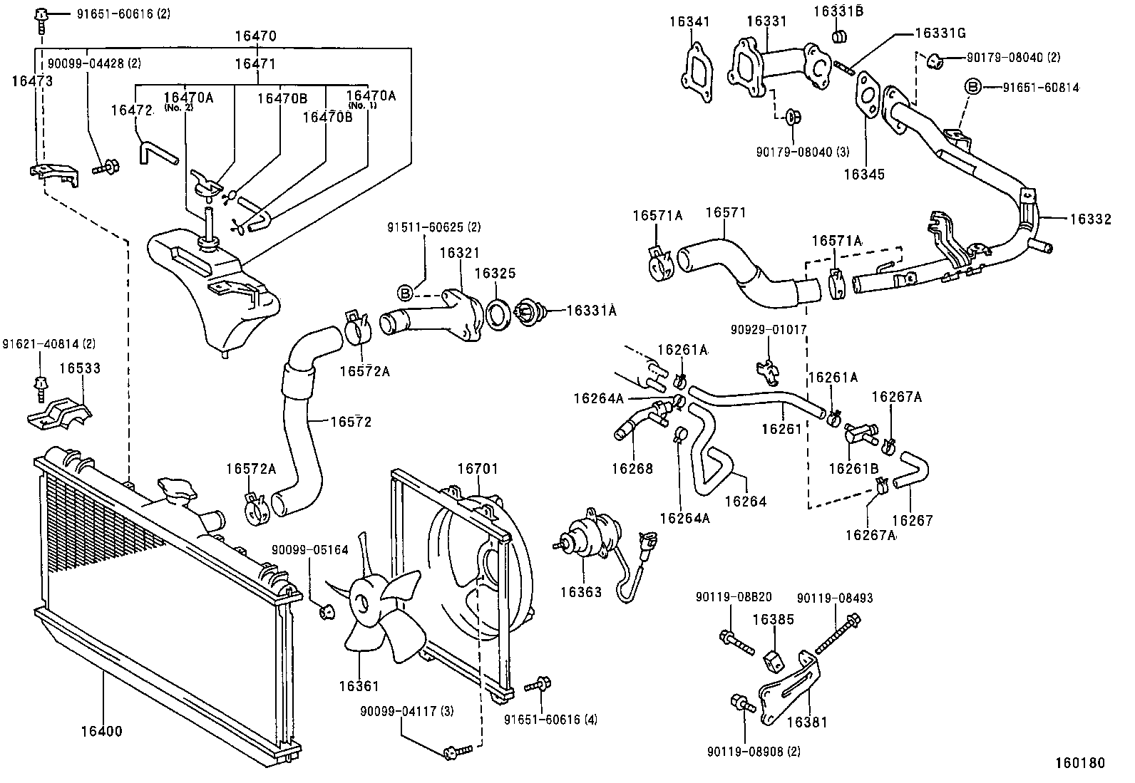 16323-16130 HOUSING, WATER INLET product image