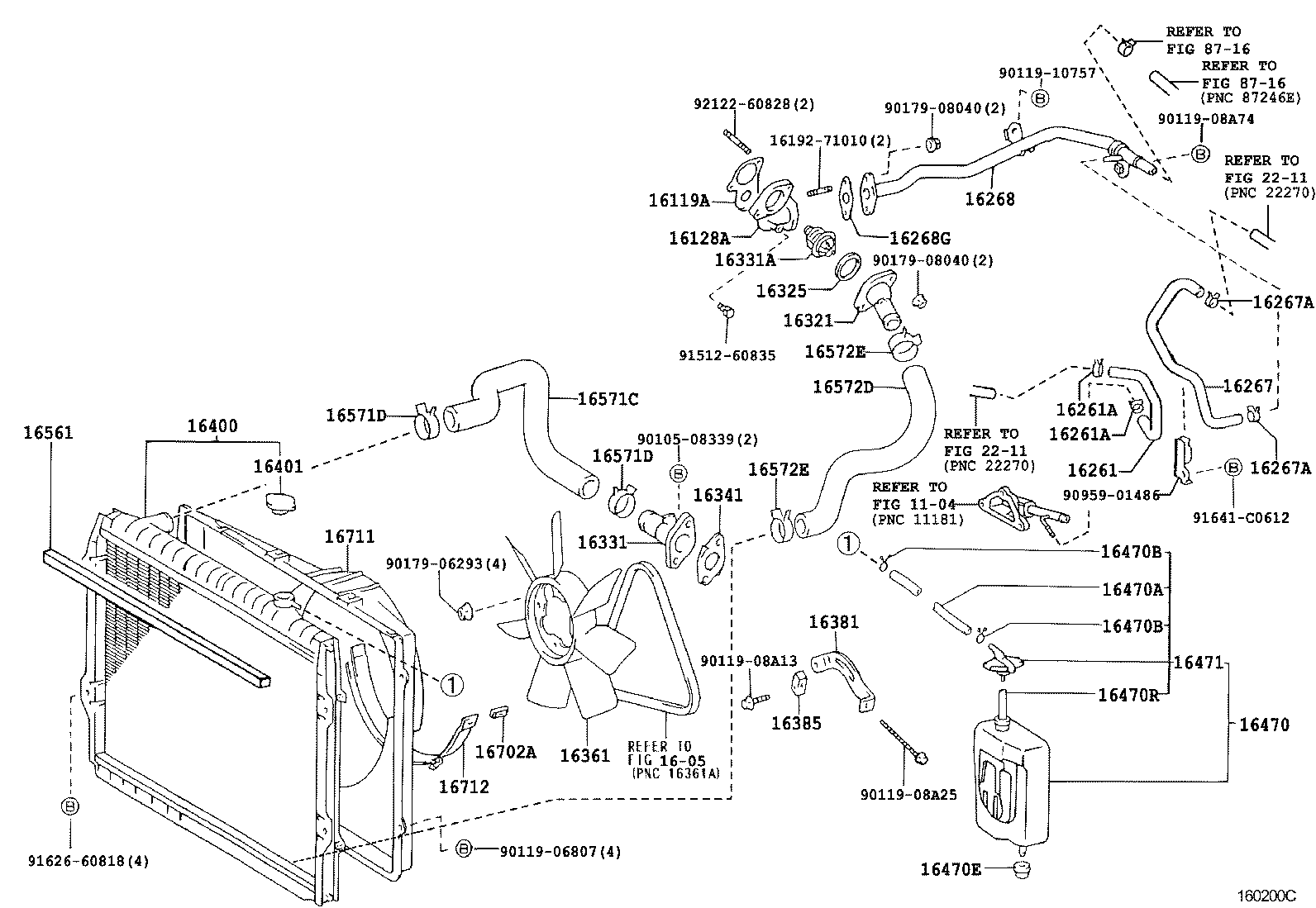 16400-67121 RADIATOR ASSY product image