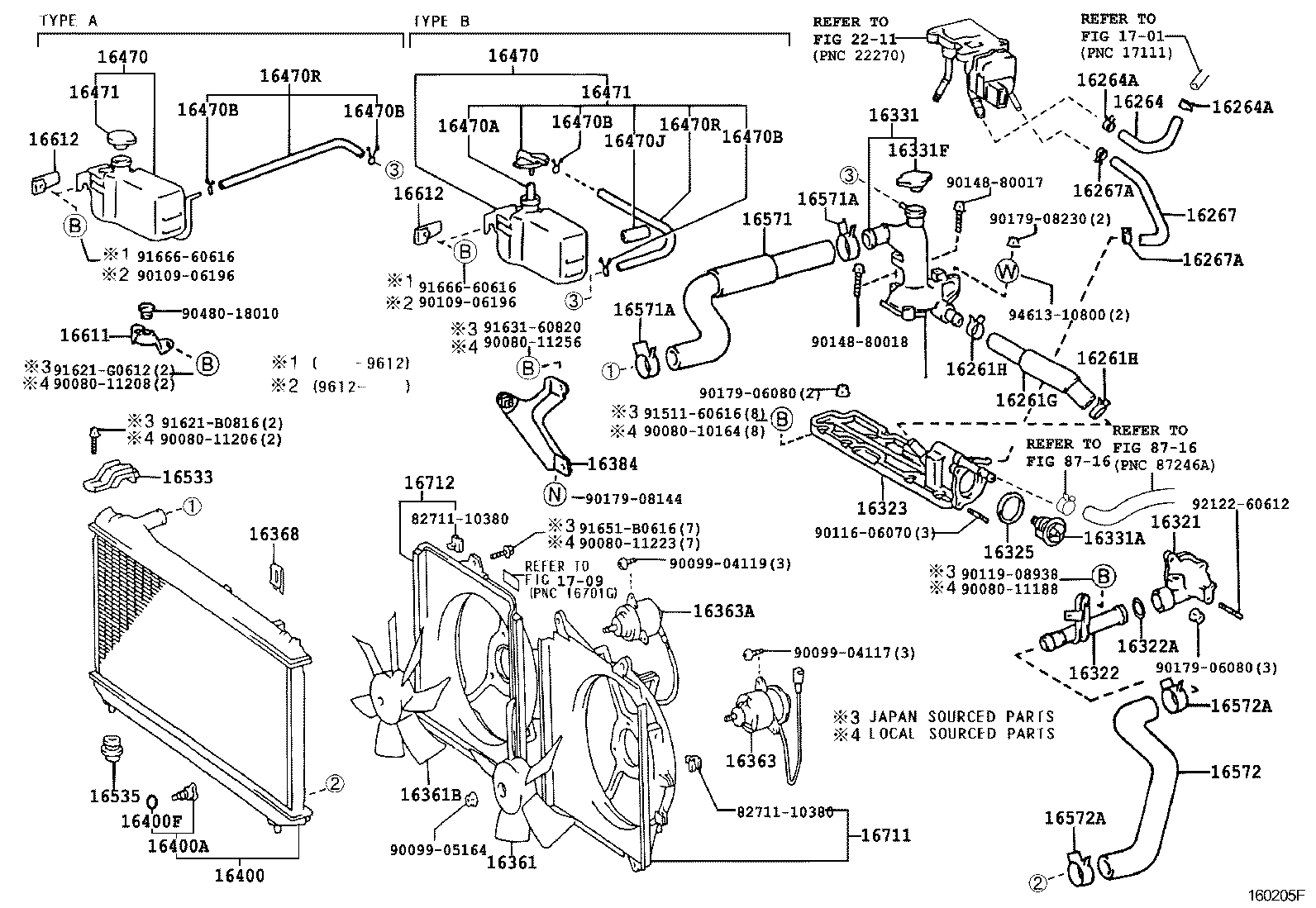 04166-07010 TANK KIT, RADIATOR, LOWER product image