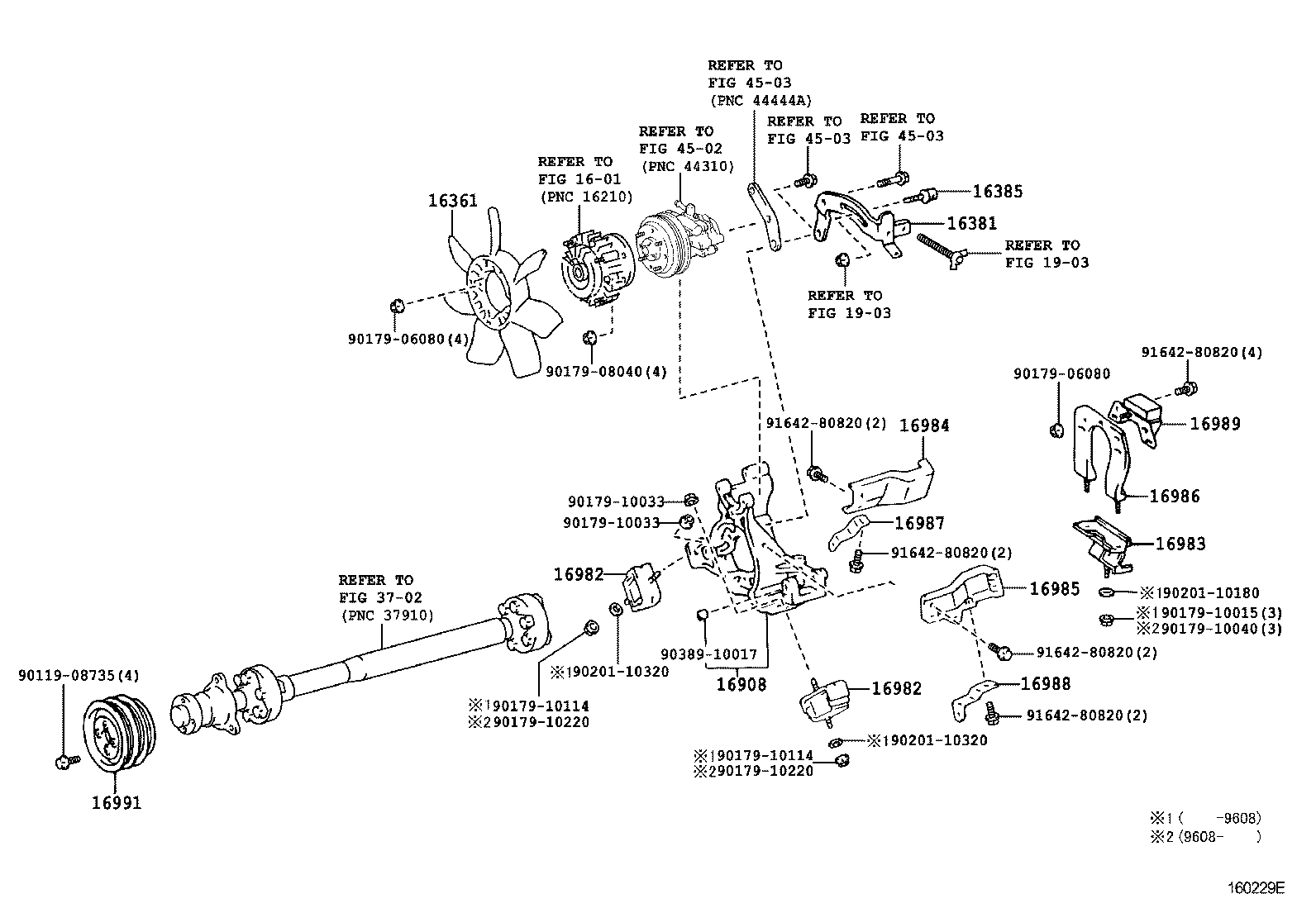 16028-64021 PIPE SUB-ASSY, TURBO WATER, NO.2 product image