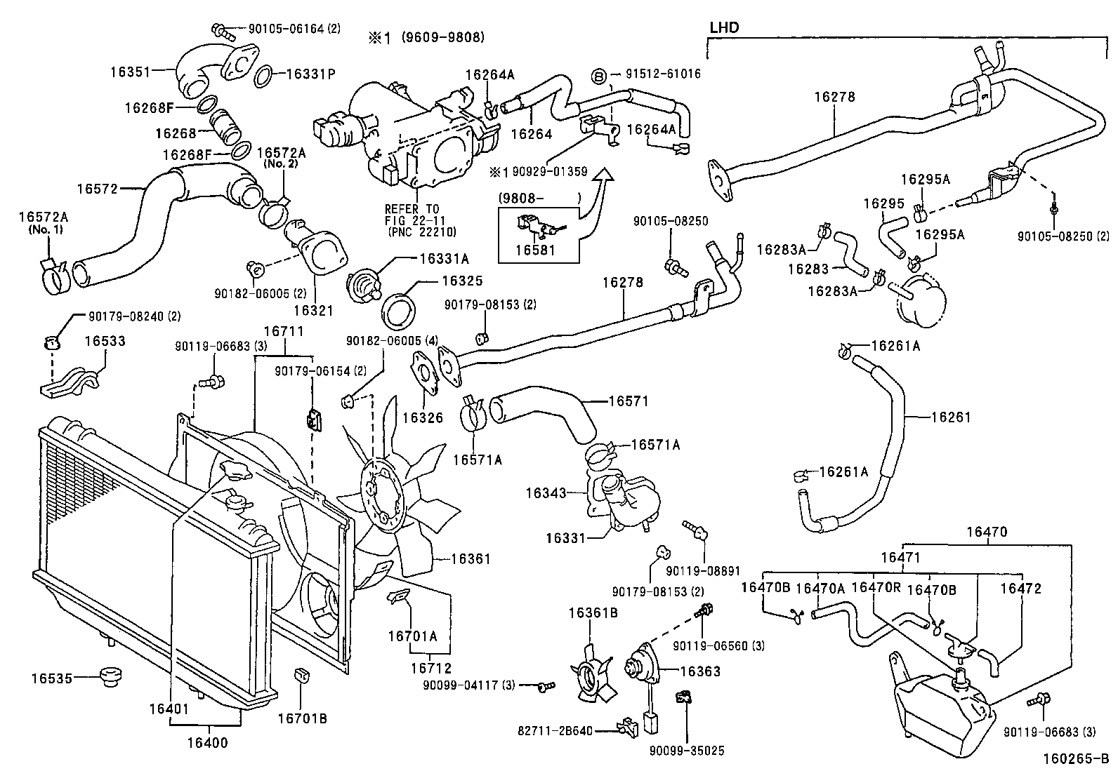 16405-70090 CAP SUB-ASSY, RESERVE TANK product image