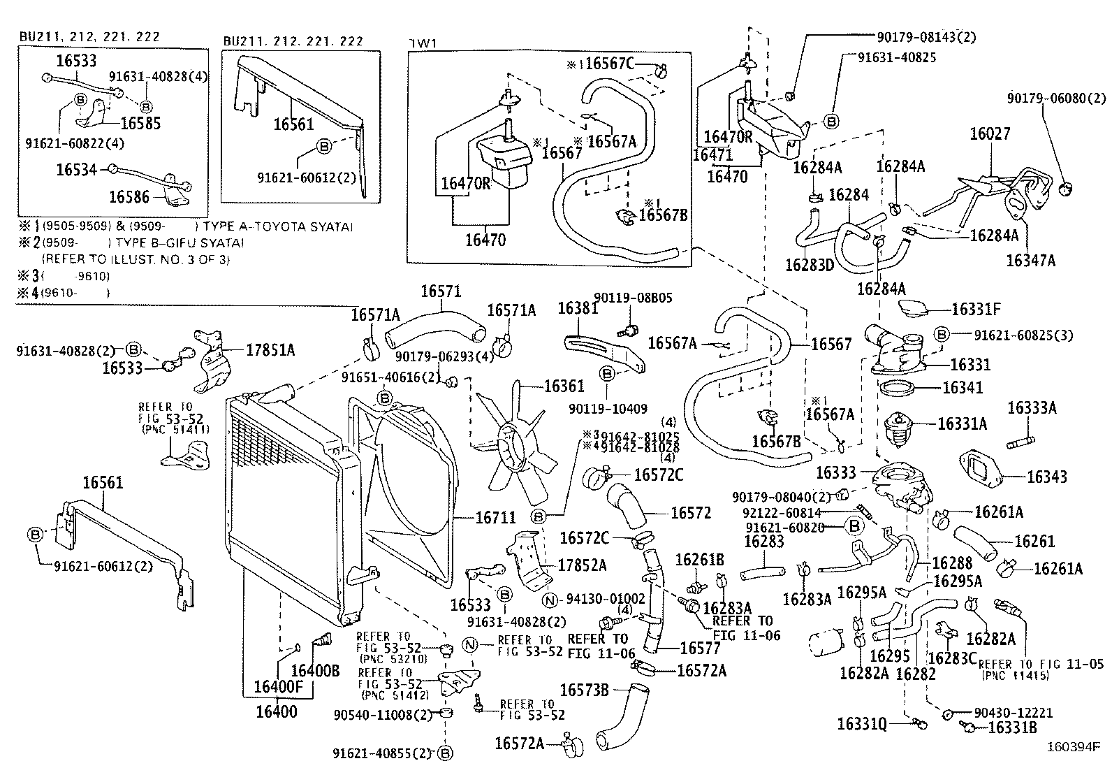 16027-58030 PIPE SUB-ASSY, TURBO WATER, NO.1 product image