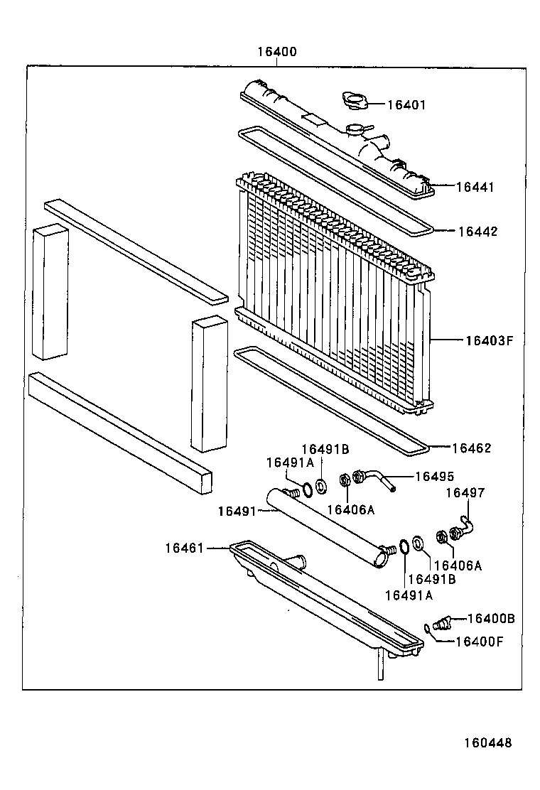16571-50130 HOSE, RADIATOR, NO.1 product image