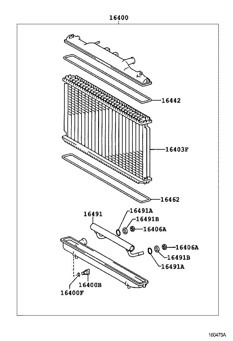 16571-74370 HOSE, RADIATOR, INLET product image