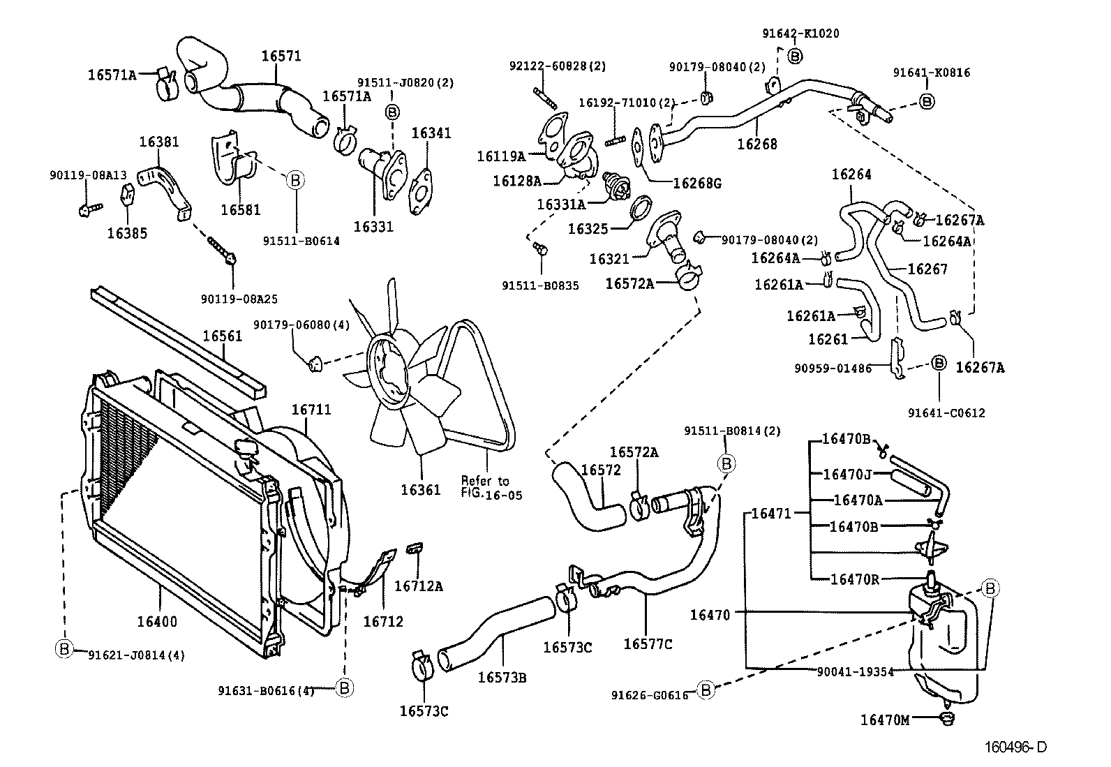 16258-67010 GASKET(FOR HEATER RETURN) product image