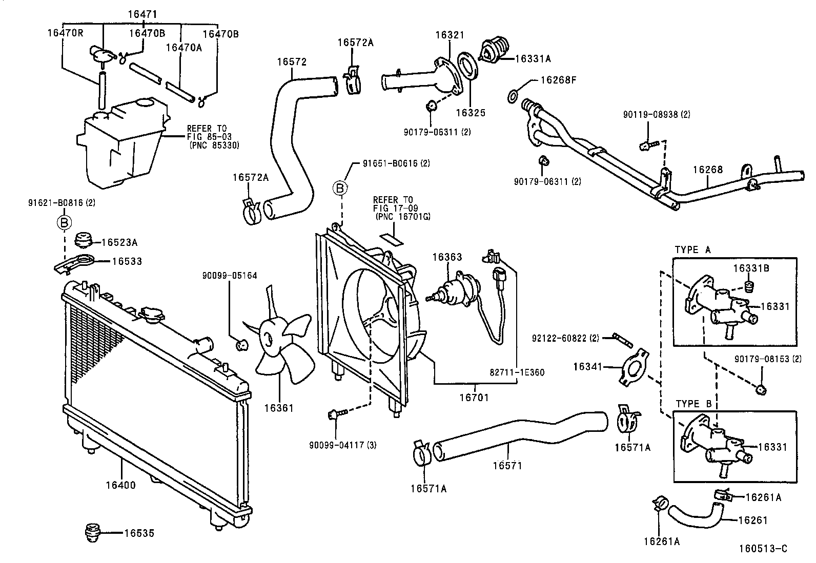 16572-16190 HOSE, RADIATOR, OUTLET product image