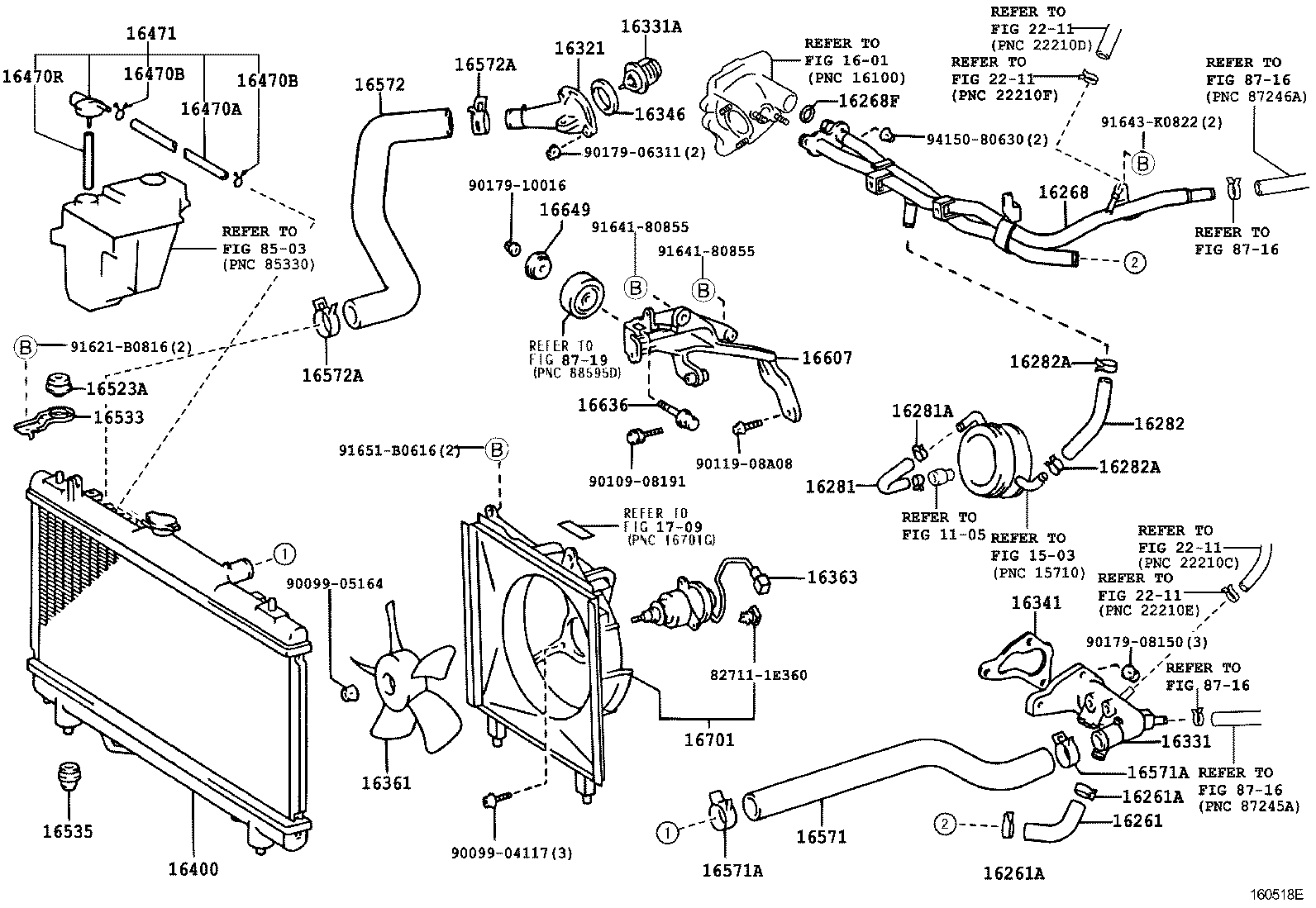 16304-88580 OUTLET, WATER product image