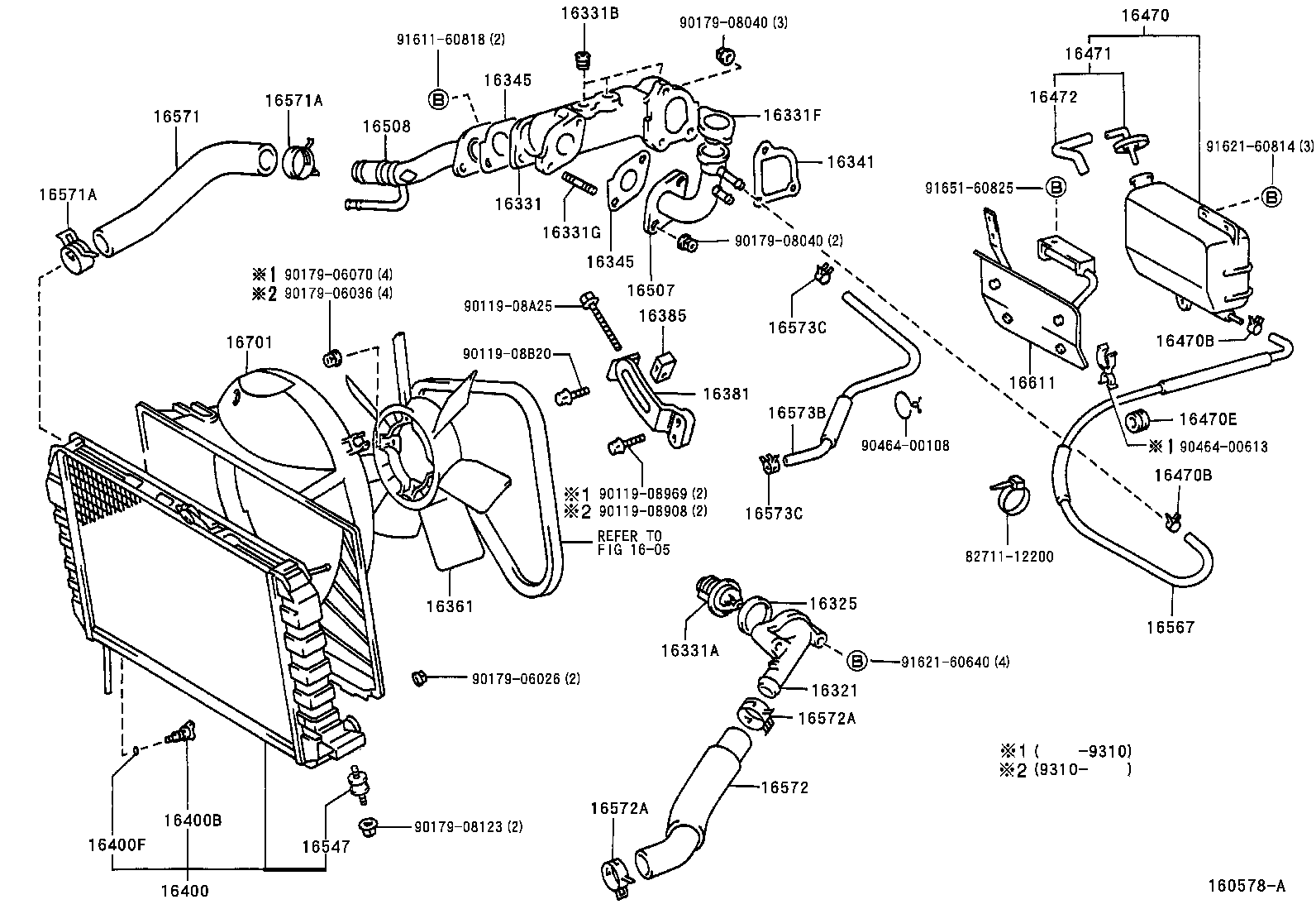 90447-12127 HOSE, WATER BY-PASS product image