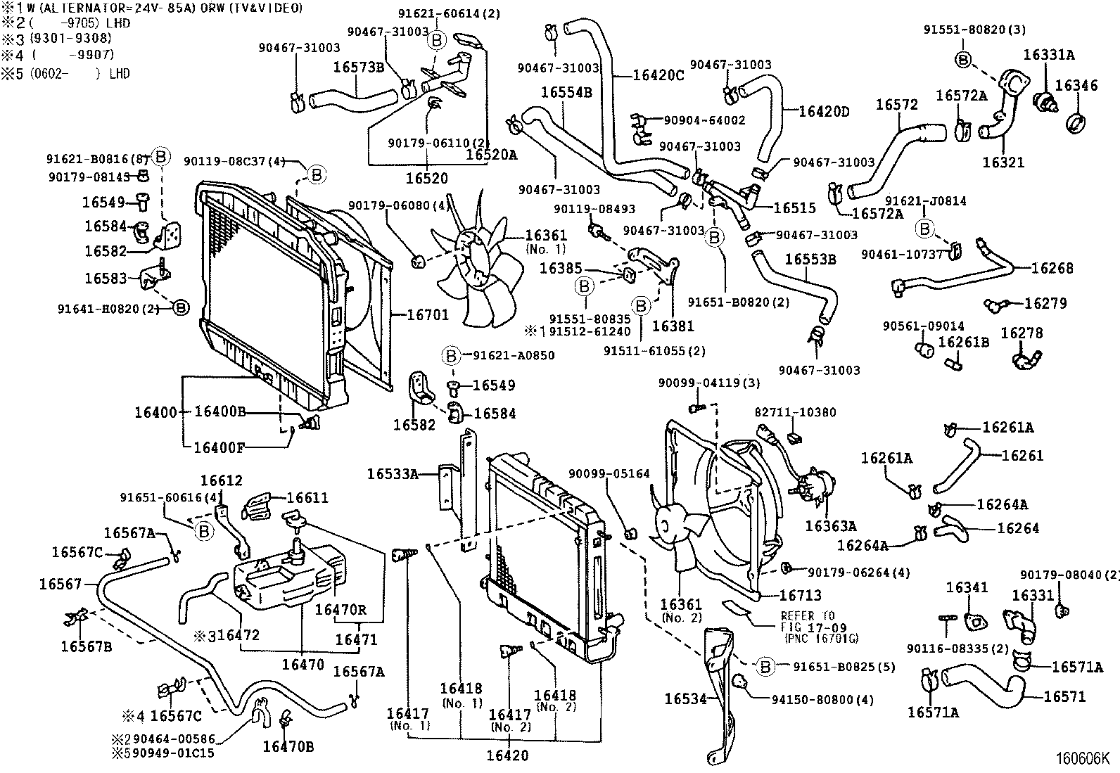16206-78141 PIPE SUB-ASSY, WATER BY-PASS, NO.3 product image
