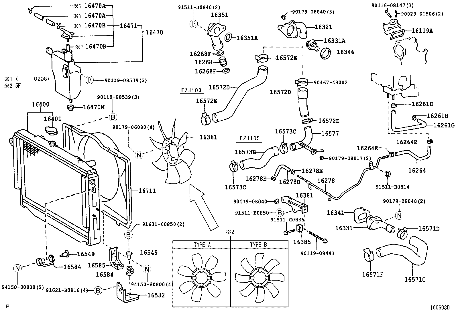 16400-66171 RADIATOR ASSY product image