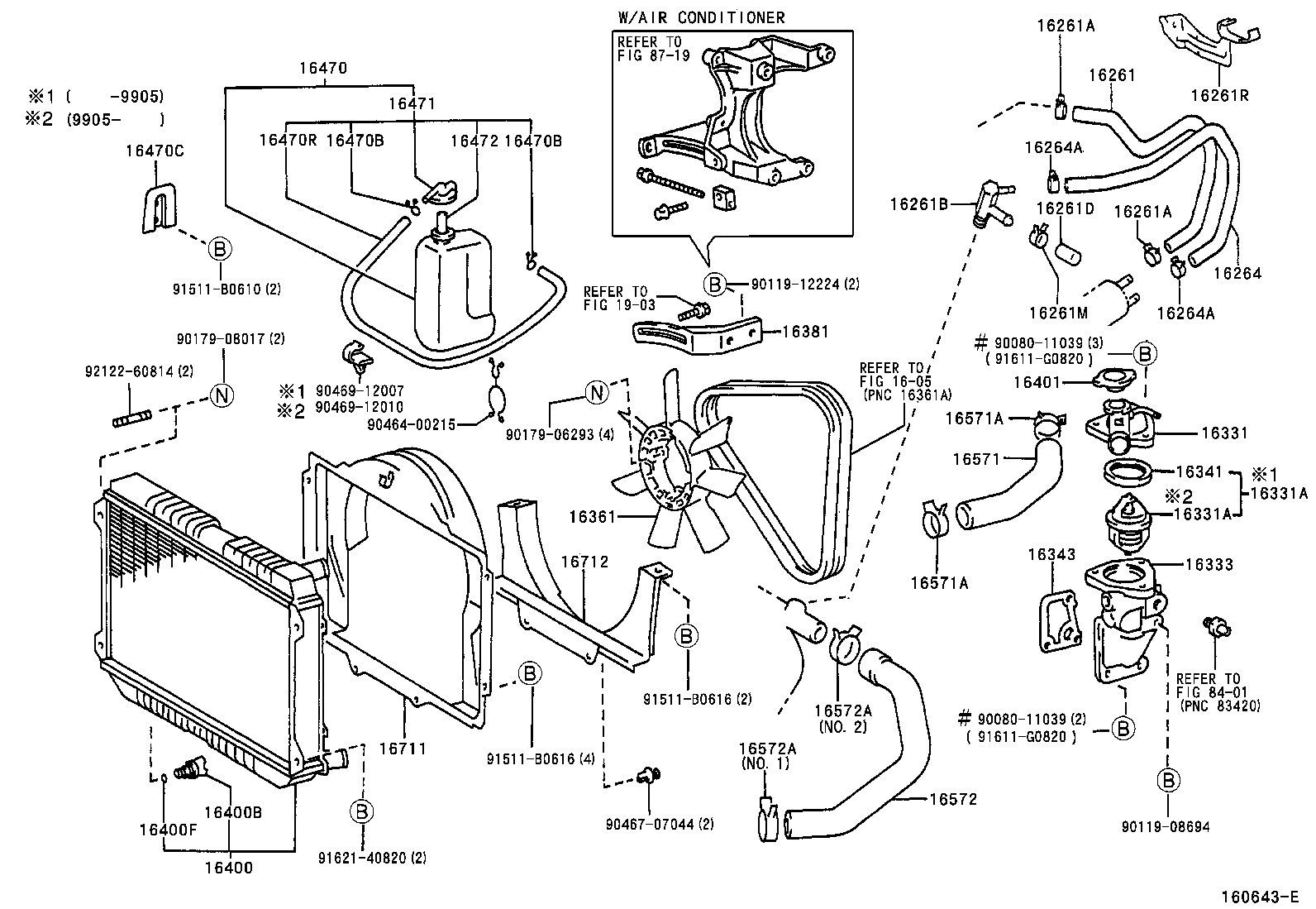 16264-05010 HOSE, WATER BY-PASS, NO.2 product image