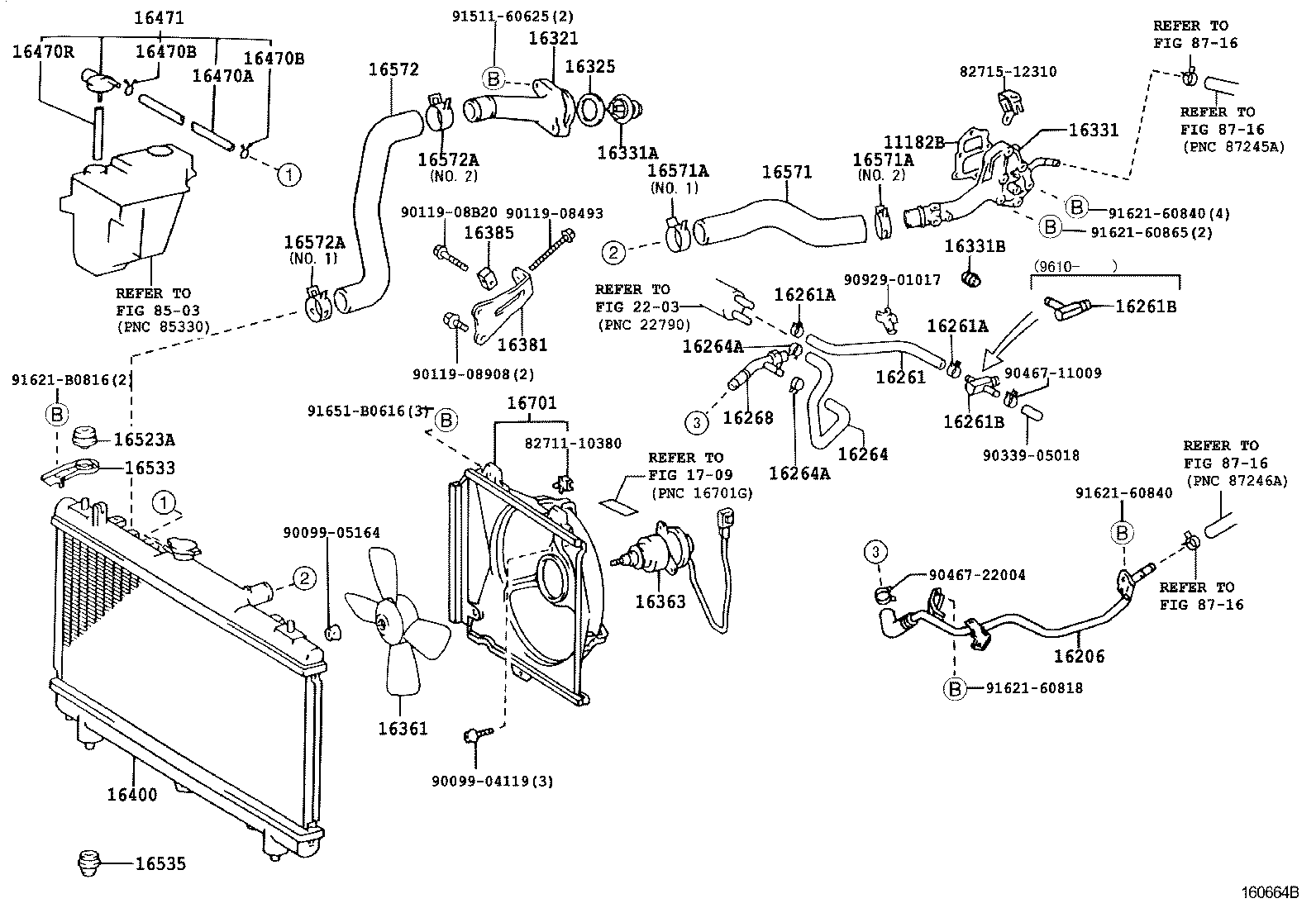 16206-64020 Water Bypass Pipe product image