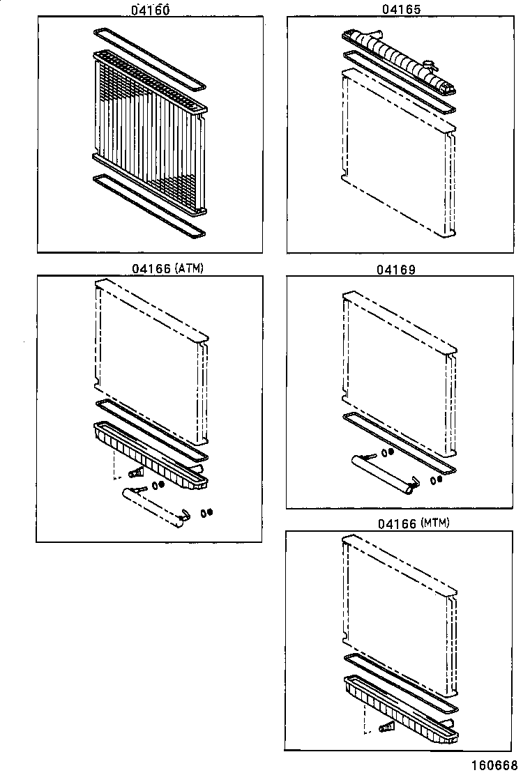 16261-62040 HOSE, WATER BY-PASS product image