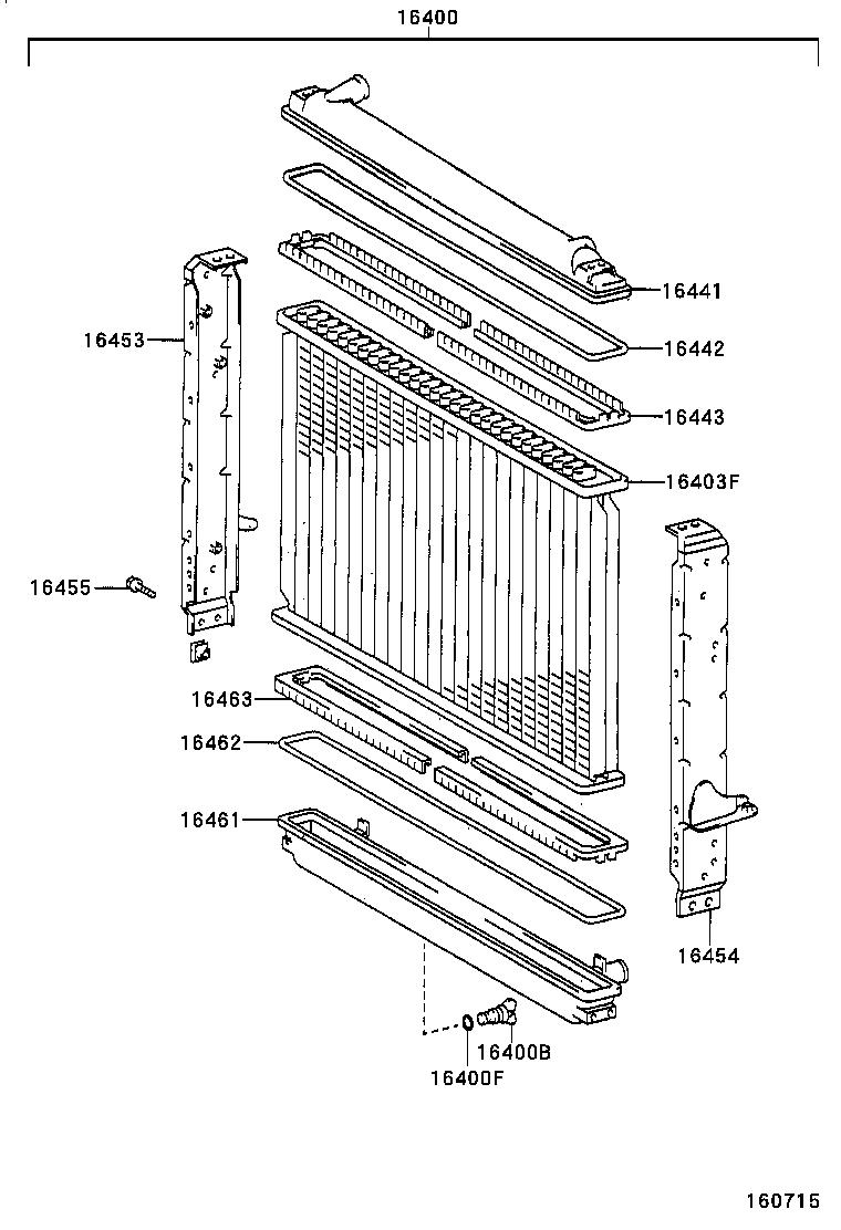 16027-58030 PIPE SUB-ASSY, TURBO WATER, NO.1 product image