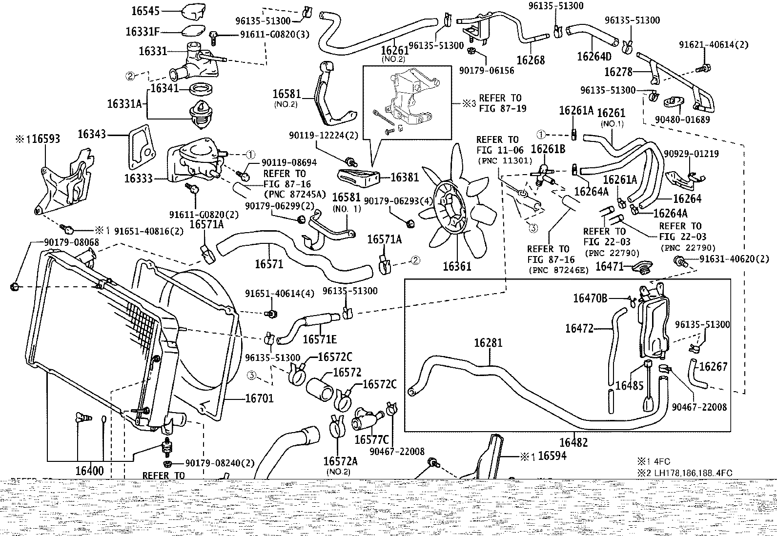 16206-67050 Water Bypass Pipe product image