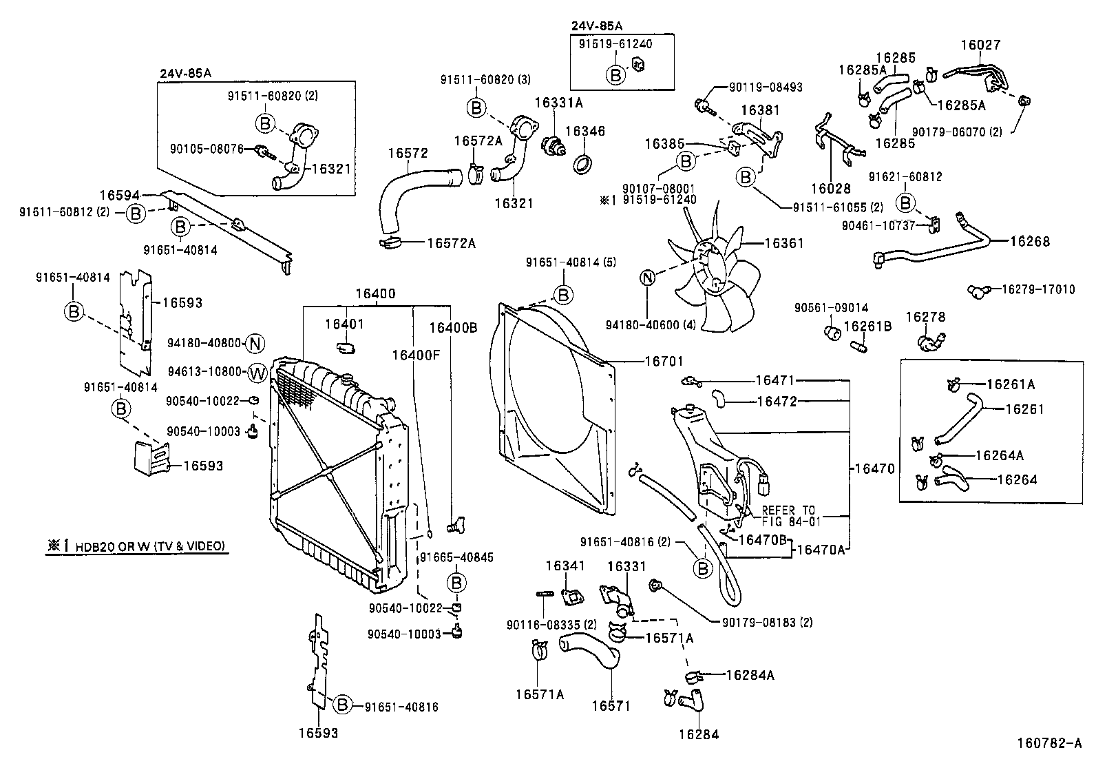 16571-68070 HOSE, RADIATOR, INLET product image