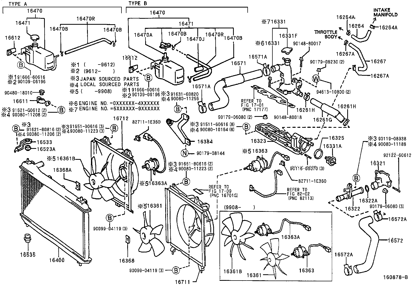 16363-0A060 MOTOR, COOLING FAN, NO.2 product image