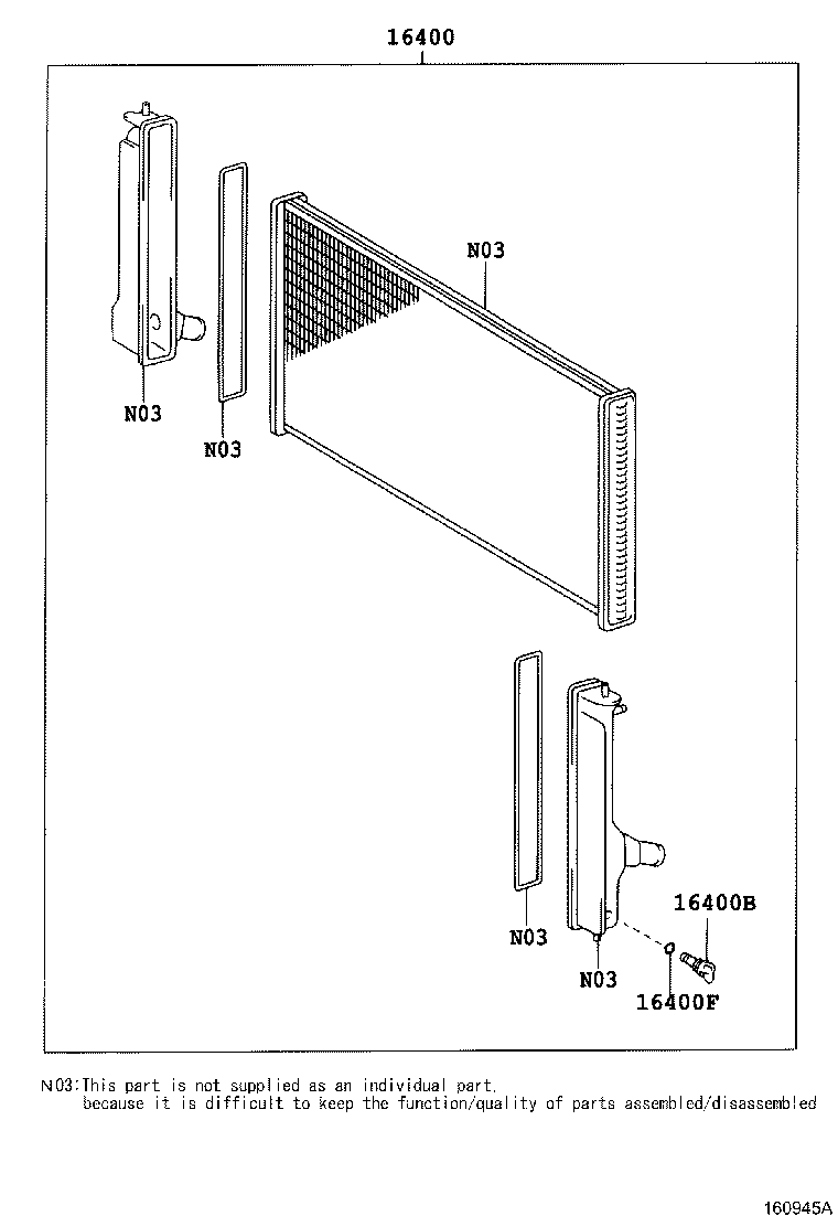 16282-88600 HOSE, WATER BY-PASS, NO.5 product image