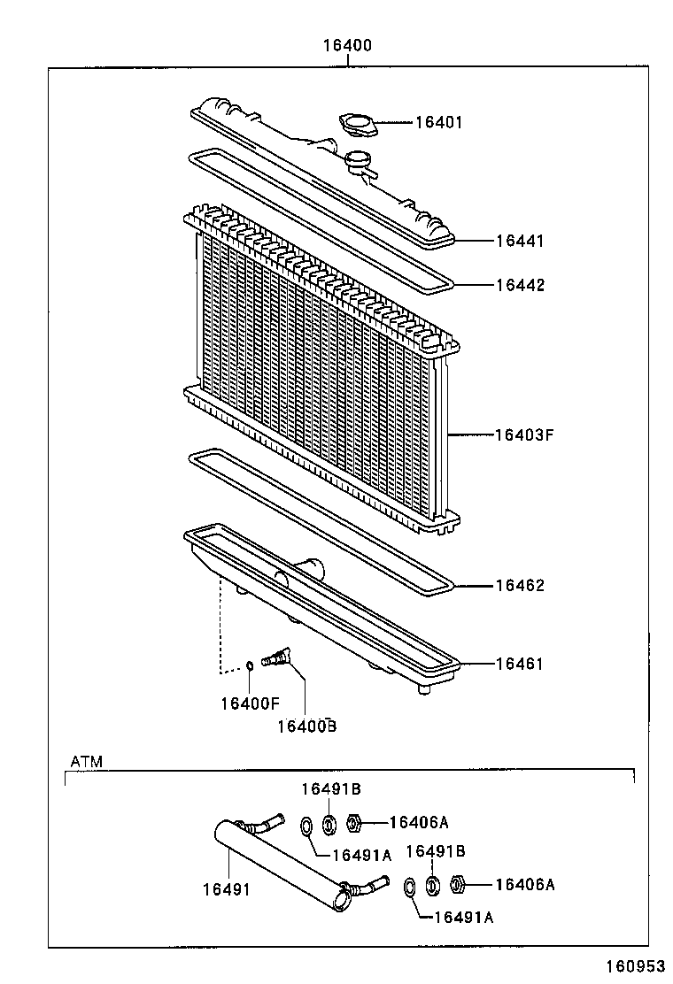 16258-22010 GASKET(FOR WATER BY-PASS PIPE) product image