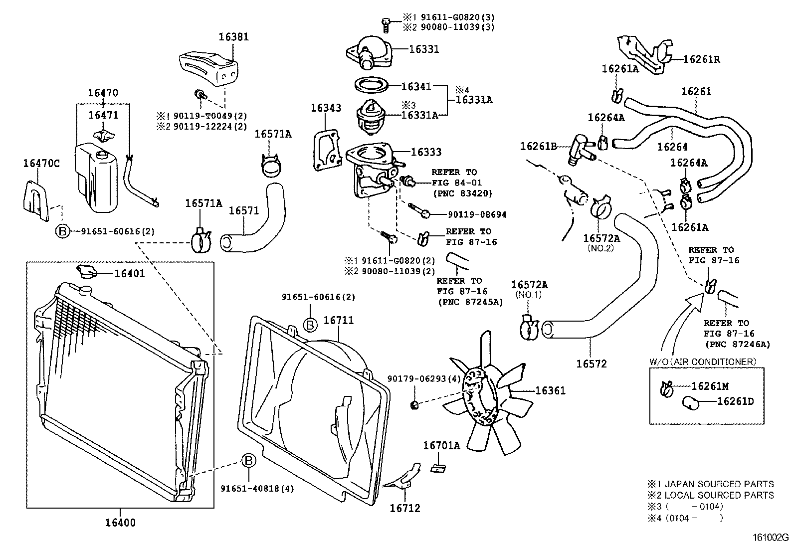 16401-05050 CAP SUB-ASSY, RADIATOR product image