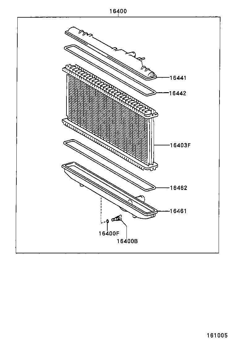 16258-22010 GASKET(FOR WATER BY-PASS PIPE) product image
