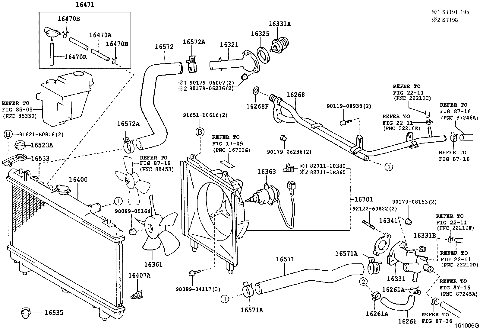 16206-64020 Water Bypass Pipe product image