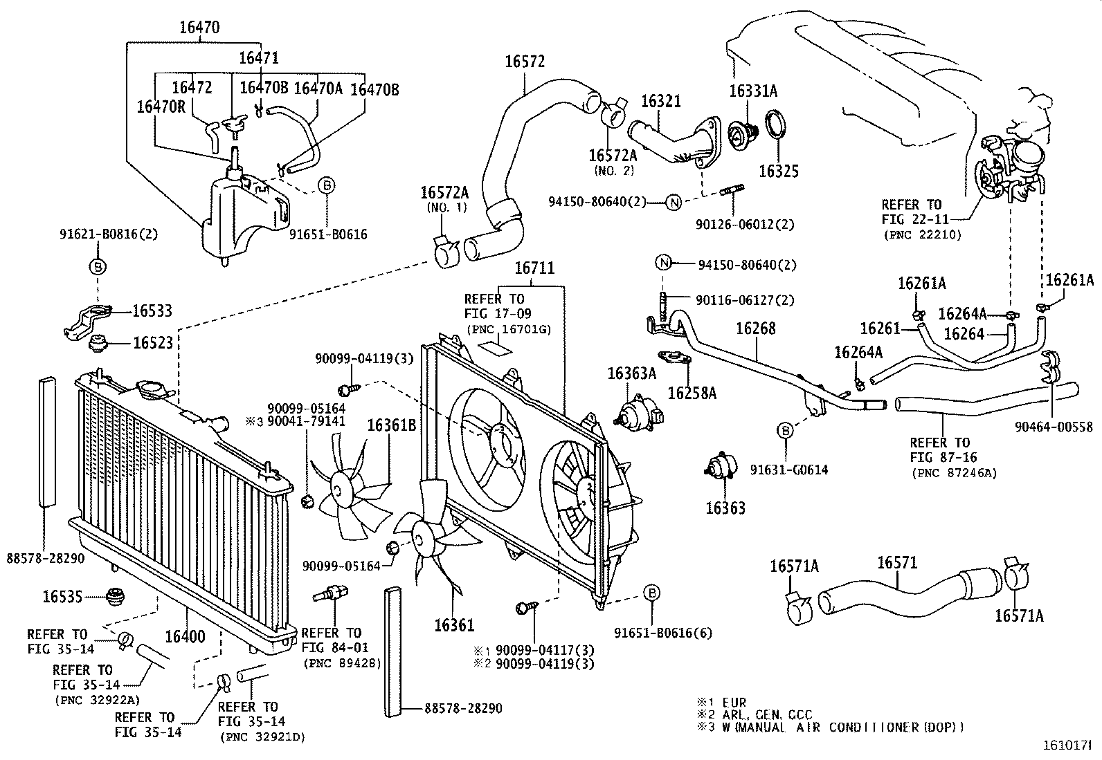 16363-28020 MOTOR, COOLING FAN product image