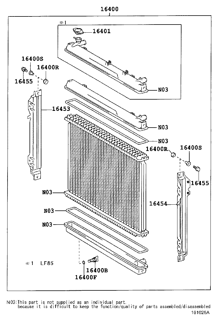 16264-05010 HOSE, WATER BY-PASS, NO.2 product image