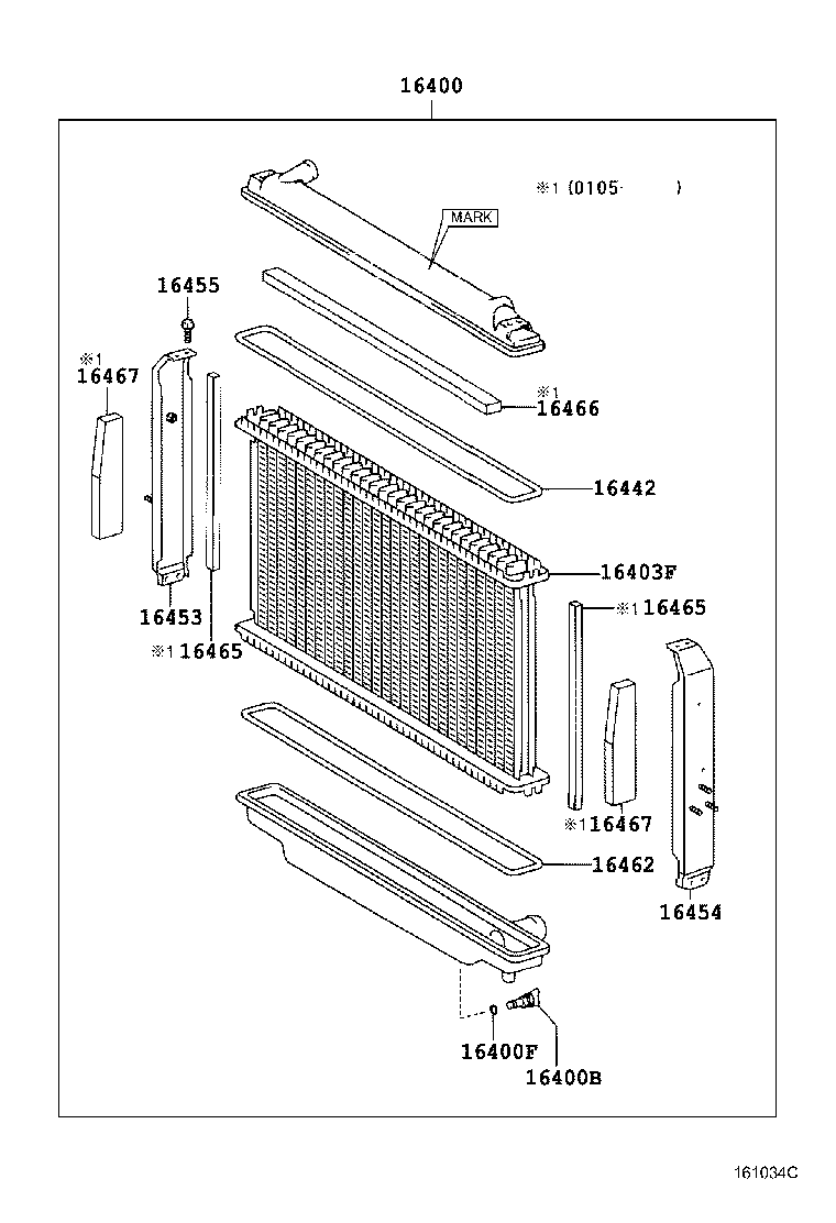 16206-78061 PIPE SUB-ASSY, WATER BY-PASS, NO.3 product image