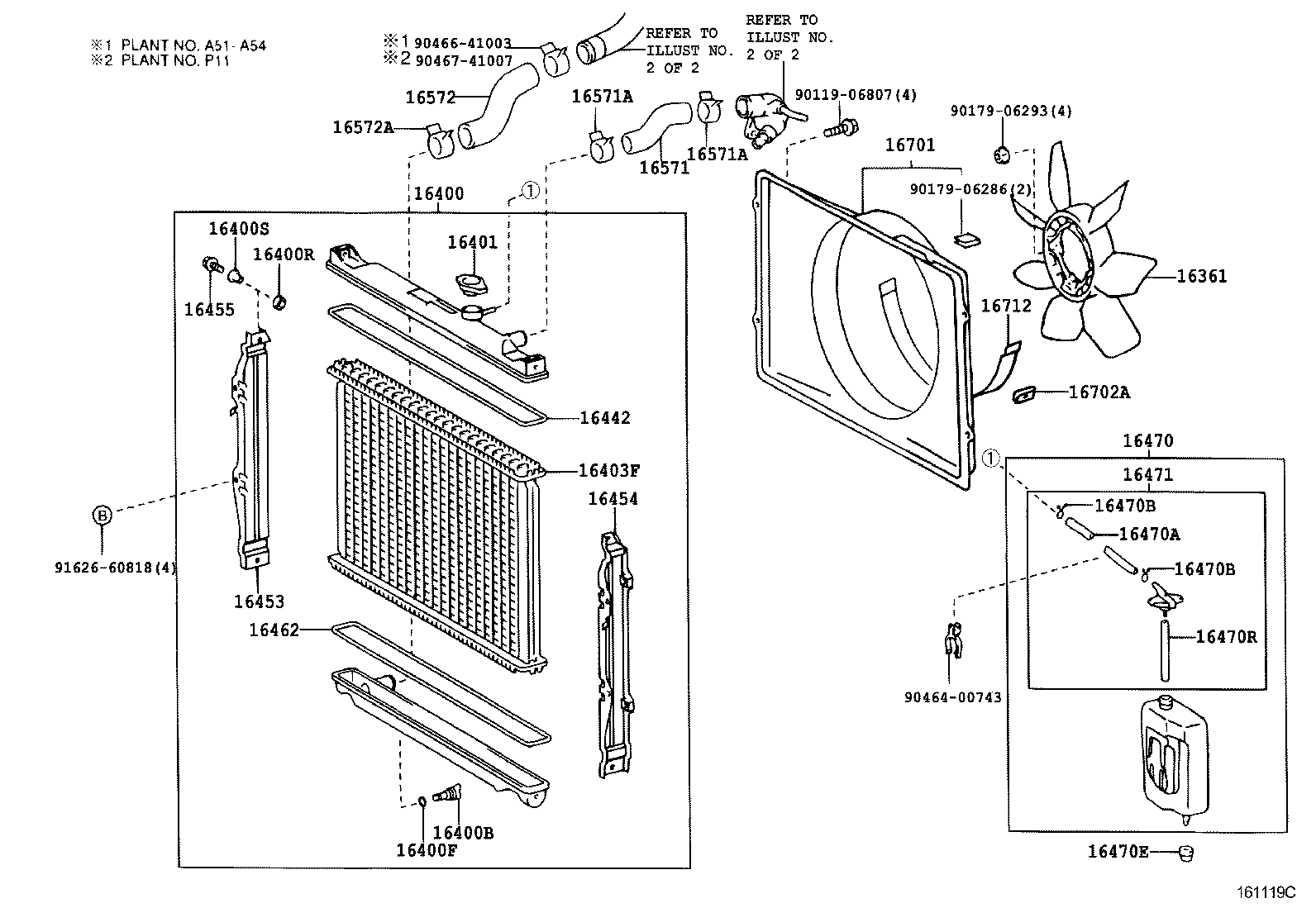16400-67121 RADIATOR ASSY product image