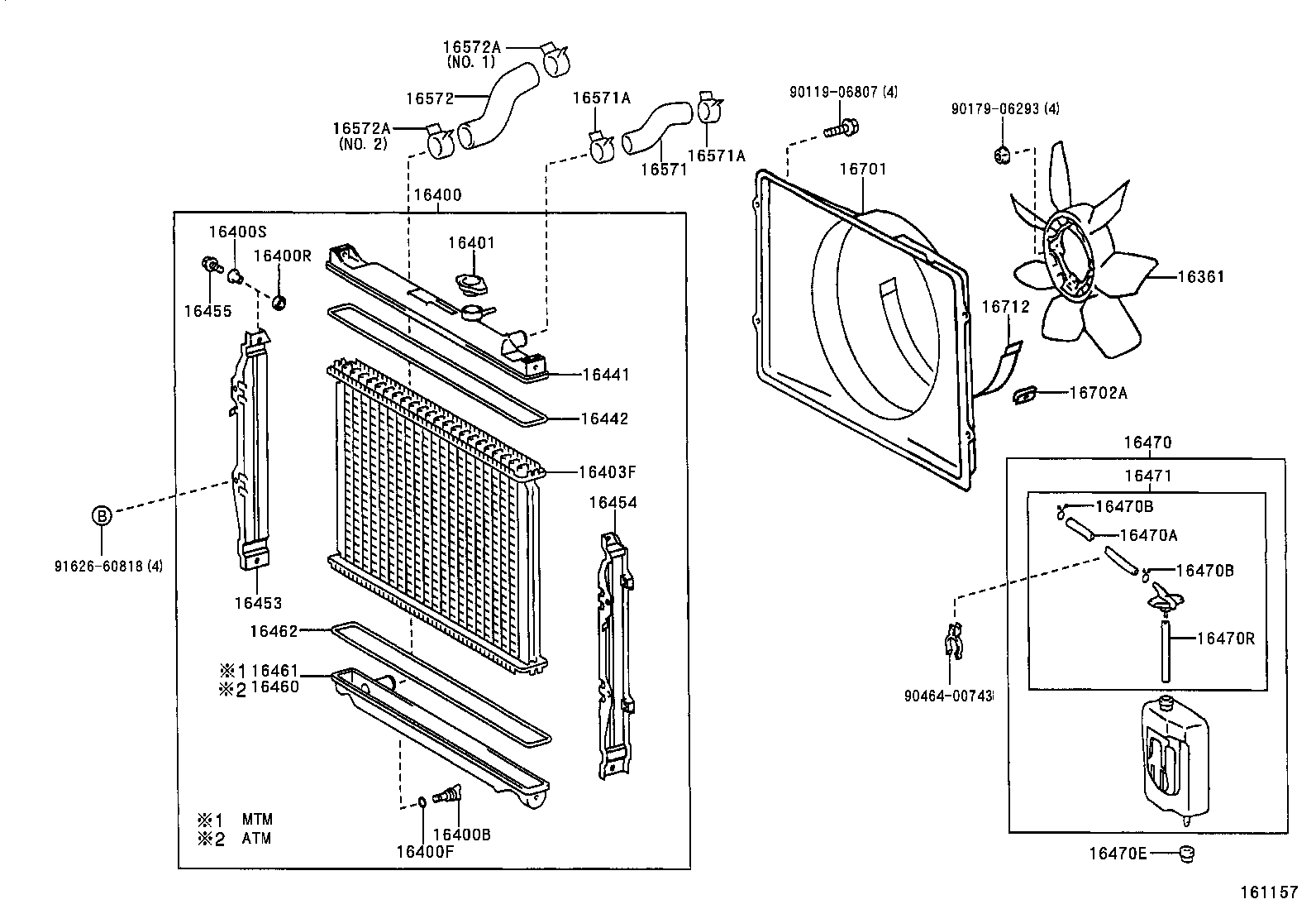 16206-30010 Water Bypass Pipe product image