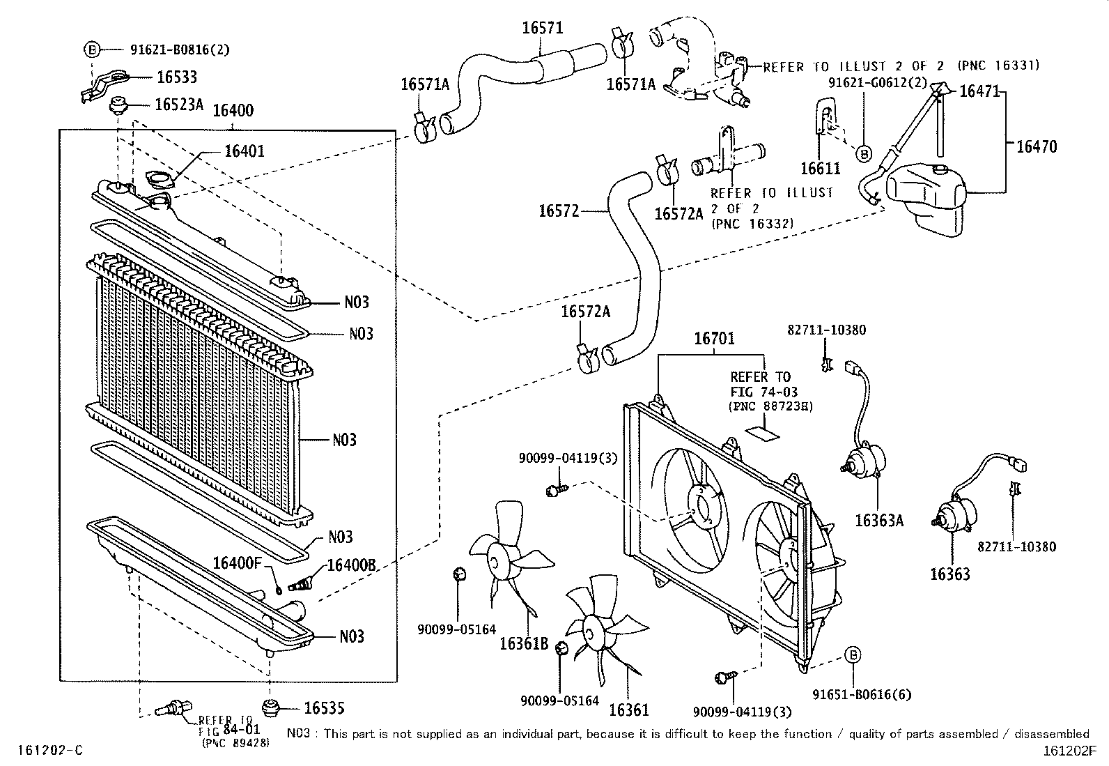16400-20330 RADIATOR ASSY product image
