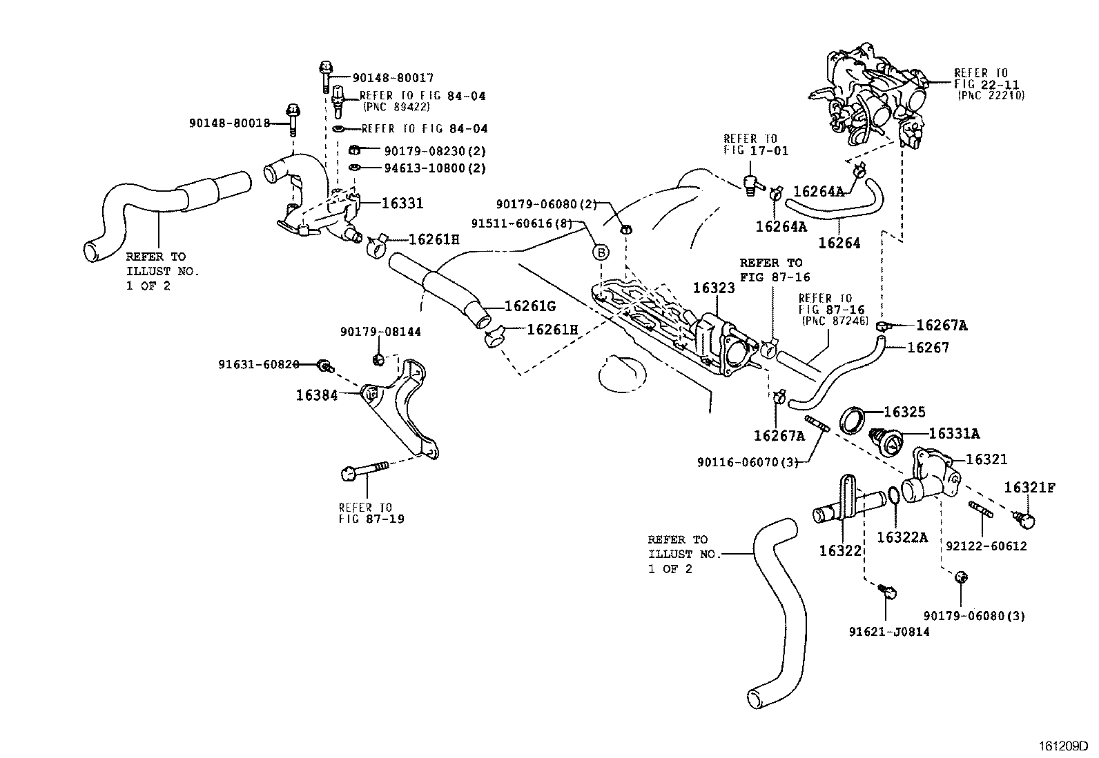 16571-28110 HOSE, RADIATOR, INLET product image