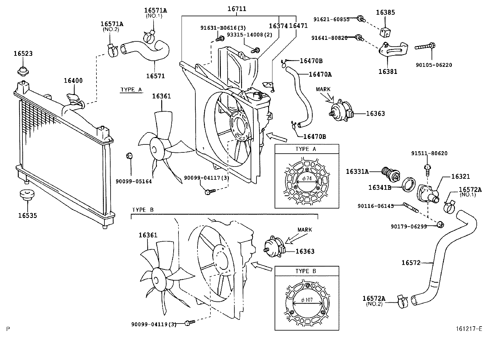 16258-0D020 GASKET(FOR WATER BY-PASS PIPE) product image