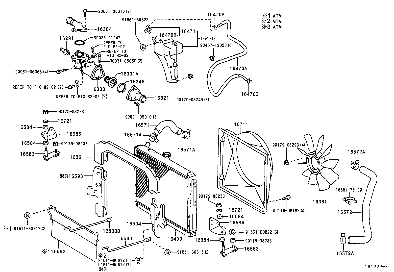 16571-78080 HOSE, RADIATOR, INLET product image