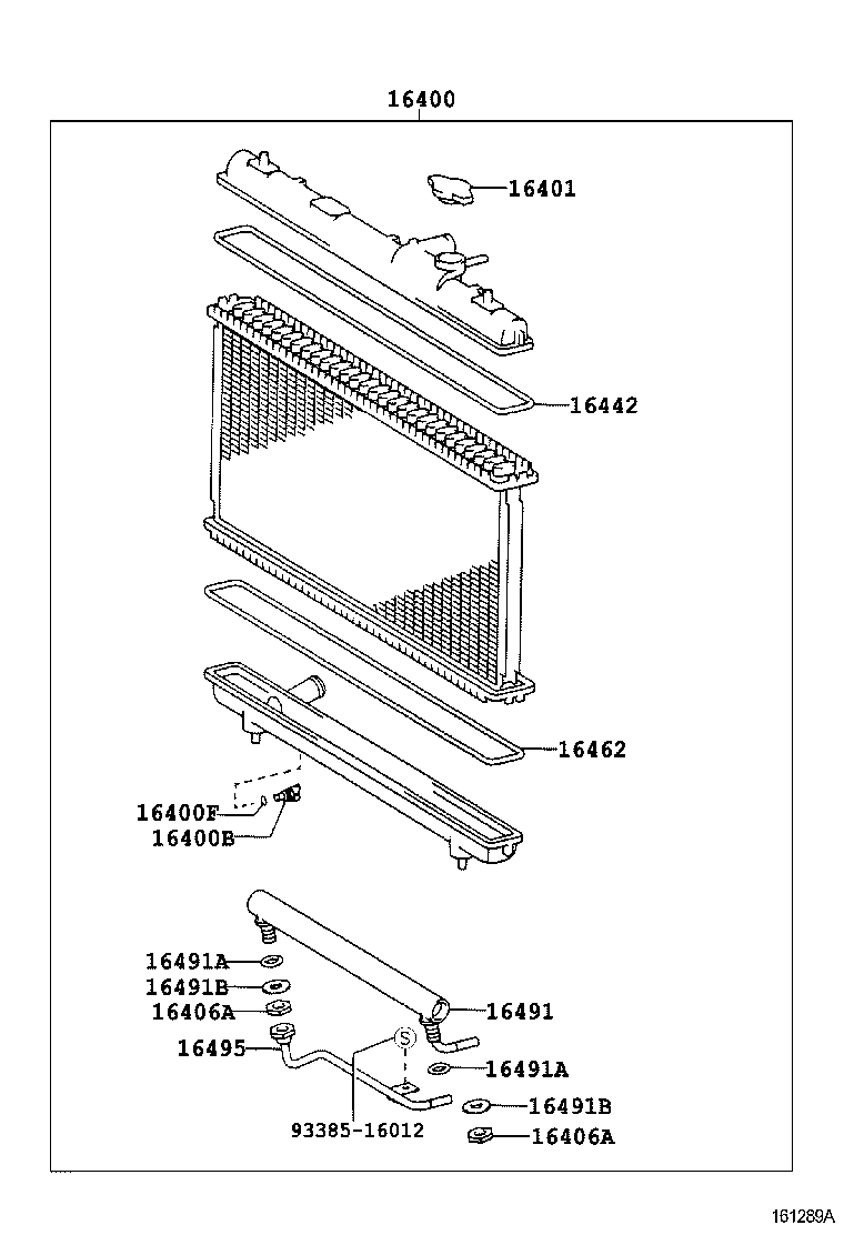 16572-28100 HOSE, RADIATOR, OUTLET product image